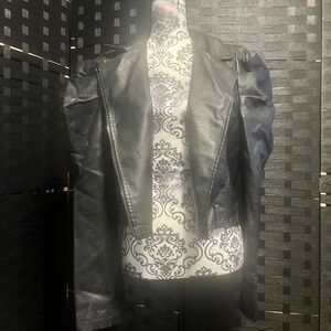 QED London Faux Leather Jacket